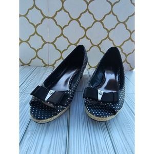 Etienne Aigner Kambell Open Toe Wedge Sandals- Size 9.5- Estimated Retail- $150